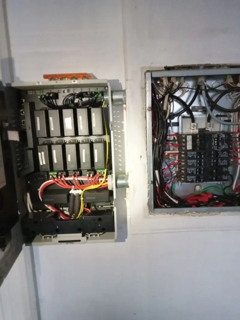 Electrical panel upgrade completed for Commercial Electrician Services in North Sewickley